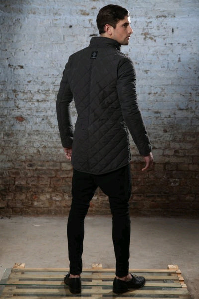 Quilted Jacket - Charcoal