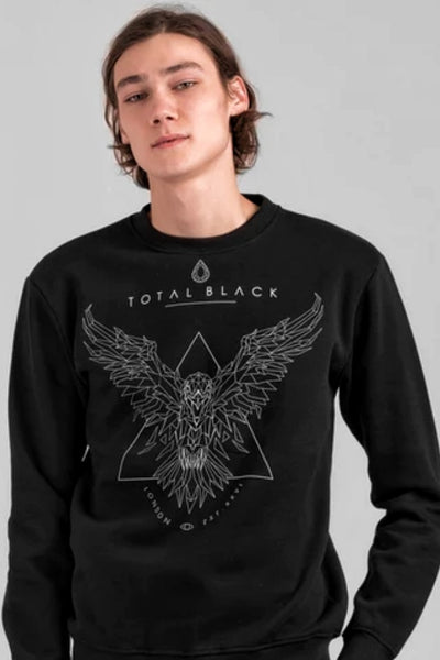 Total Black Raven Sweatshirt