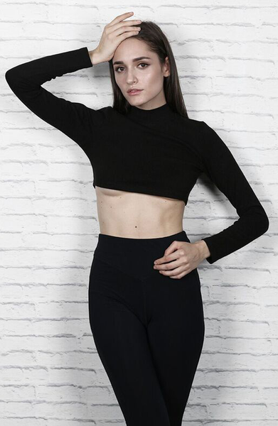 Total Black Clothing Grace Top | Shop more women's crops and tops at ETTO Boutique 