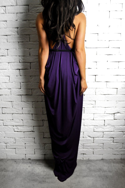 Soho Maxi Dress- Purple / Rope