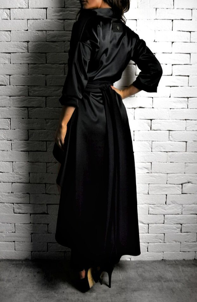 Black Wrap Dress | Dresses for the Races | Handmade | ETTO Boutique