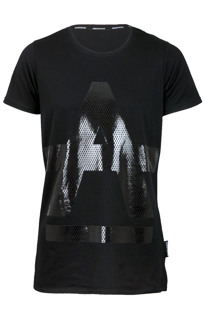 Black A Long T-Shirt | Longline T-Shirts | ETTO Boutique
