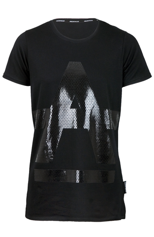 Black A Long T-Shirt | Longline T-Shirts | ETTO Boutique