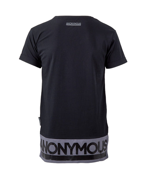 ANONYMOUS Pocket Long T-Shirt - Black