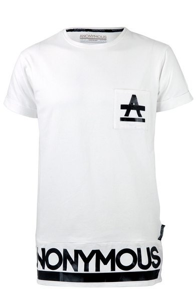 ANONYMOUS Pocket Long T-Shirt - White