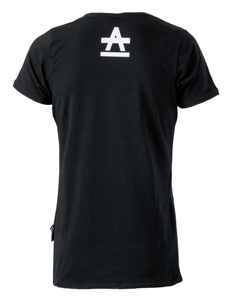 ANONYMOUS Cross Hatch T-Shirt - Black