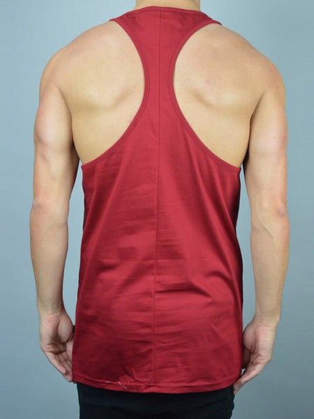 Red Backgammon Printed Ibiza Vest | Men's Vests | ETTO Boutique 