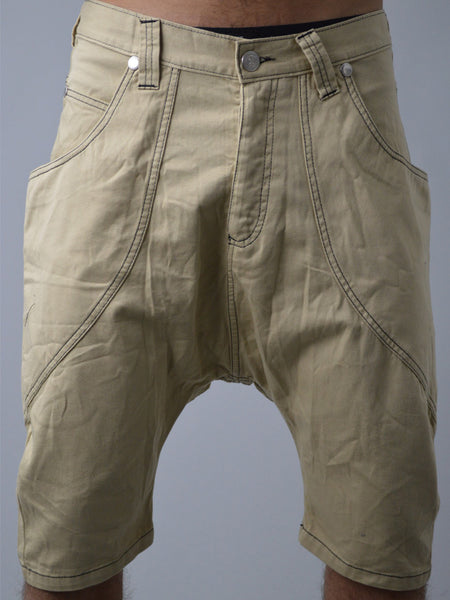 Side Pocket Shorts - Stone