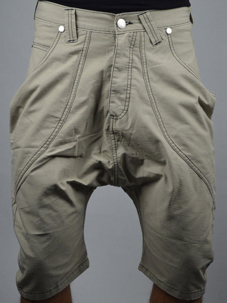 Side Pocket Shorts - Mushroom