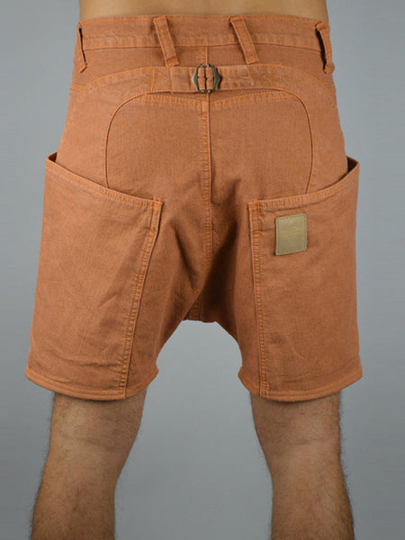 Side Pocket Shorts - Tan