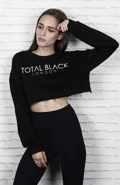 Total Black Condense Sweatshirt