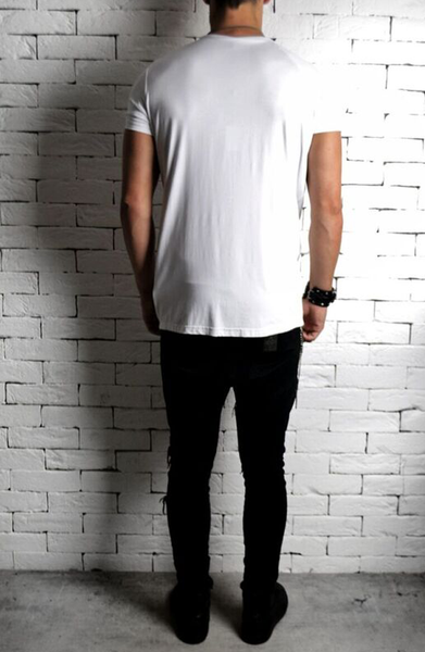 Directional Drape T-Shirt - White