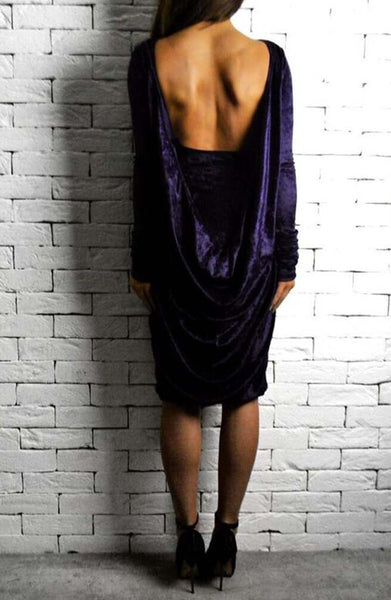 Purple Velvet Eve Dress | Dresses for the Races | ETTO Boutique 