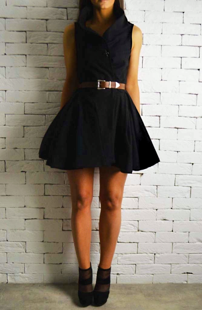 Brown Tweed Perry Dress | Unique Dresses | ETTO Boutique 