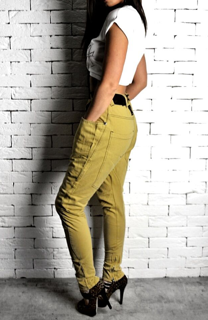 Mustard high waisted 2024 jeans