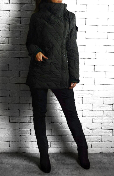 Quilted Jacket - Charcoal