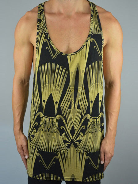 Alex Christopher Black/Gold Ibiza Vest | Men's Vests | ETTO Boutique 