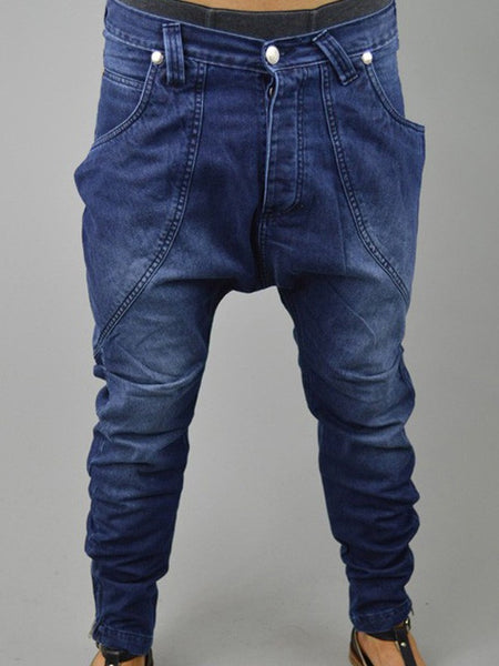 Side Pocket Jean - Blue Denim