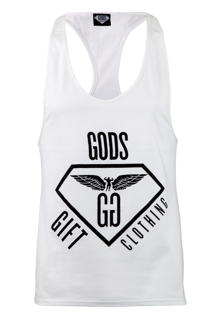 God's Gift Diamond Racer Back Gym Vest | Gym Clothing | ETTO Boutique