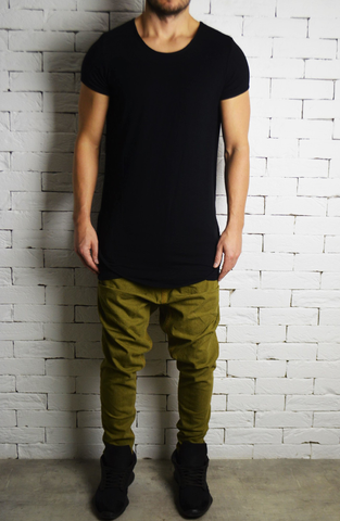 Original Drop Crotch Jeans - Khaki