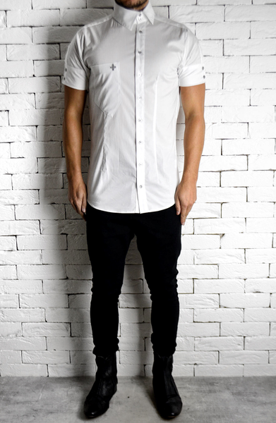 Side Button Shirt | Mens Formal Shirts | ETTO Boutique