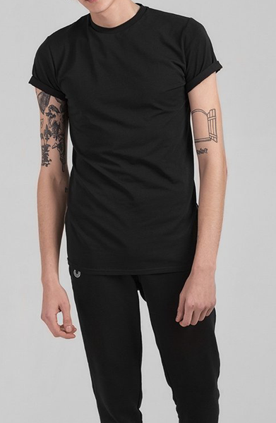 Total Black Expose T-Shirt - Black