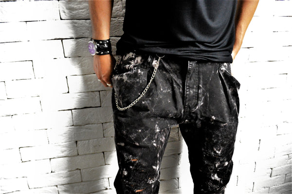 Bleached Twisted Jeans | Mens Jeans | ETTO Boutique